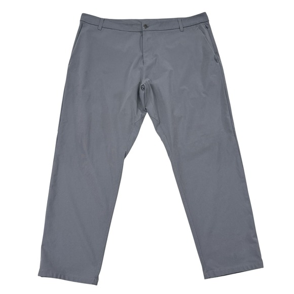 Lululemon Commission Pants Men Size 40 Gray Classic Fit Athleisure Office Casual - Picture 1 of 9